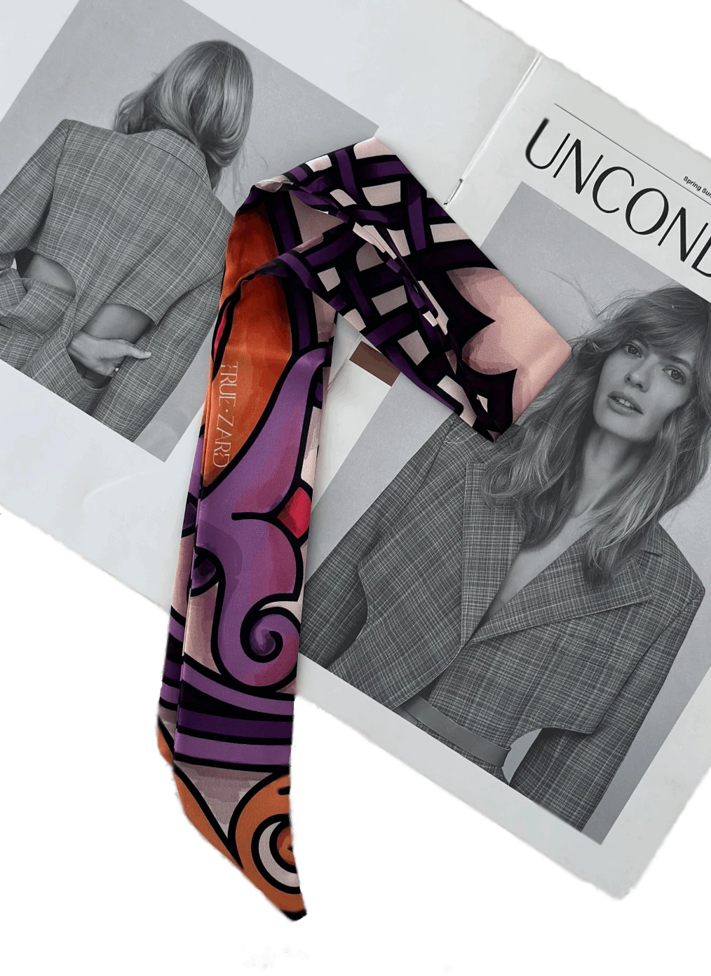 Զարդանախշ մանուշակագույն Ժապավեն